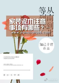 家装泥木注意事项有哪些?-PG电子官网(图3) PG最新地址